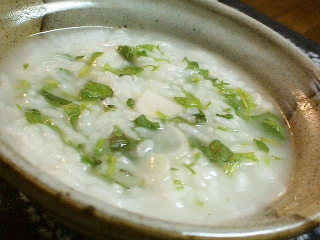 土鍋で美味しい☆七草粥